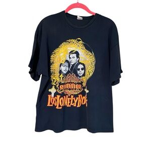 Y2K Vintage Band Tee Los Lonely Boys 2007 Tour Shirt Emo Rock Graphic T-Shirt XL